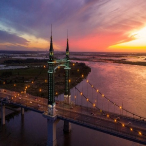 哈尔滨：冰城湿地夕阳红