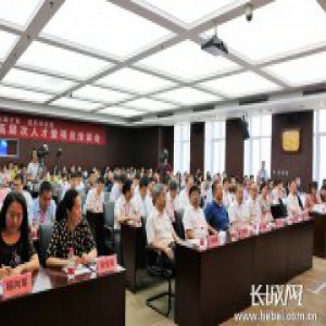 石家庄市举行2018海内外高层次人才暨项目洽谈会