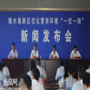 最多跑一次 衡水高新区：打造一流营商环境高地