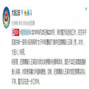 大连警方通报“女子半夜遭殴打”：抓获犯罪嫌疑人