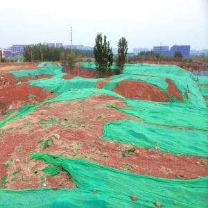 荒地多年没绿化 规划公园里渣土山连绵起伏