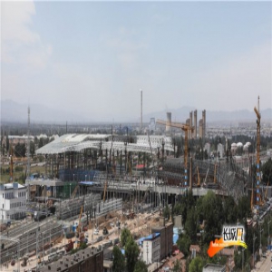 京张高铁张家口站主体结构基本完工