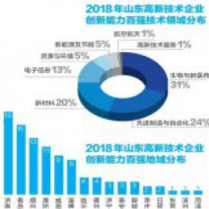 山东首发高新技术企业创新能力100强企业名单