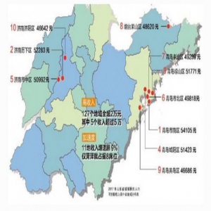 去年城镇人均可支配收入多少？省内127个县（市、区）亮家底