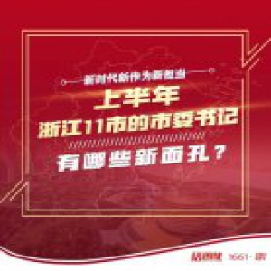 新时代新作为新担当 上半年浙江11市的市委书记有哪些新面孔