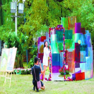 设计周什刹海分会场 27组花植讲述27种幸福