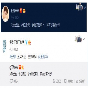 捋一捋造谣的舌头！王凯静候法槌落下 水位渐浅自有水落石出