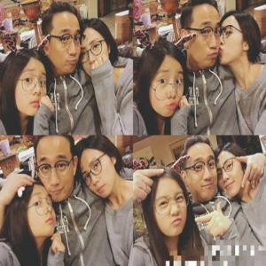 黄磊晒温馨全家福 左拥右抱超幸福(图)