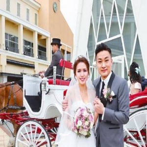 34岁孙慧雪出嫁 与富家老公甜蜜连吻6次(图)