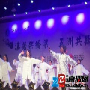 32国留学生兰州展中华才艺 中外文化“秀”混搭