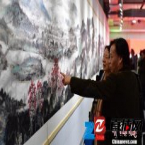 百余名艺术家创作60米长卷《潮汕胜景图》首揭面纱