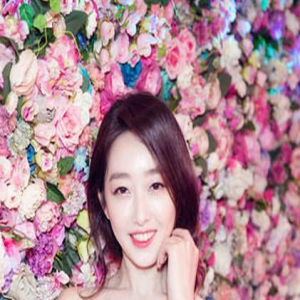 蒋梦婕出席活动香肩半露 造型宛如花仙子