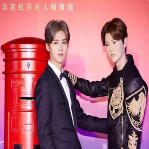 鹿晗蜡像一年被亲掉一层皮 迷妹们都对蜡像做了什么…