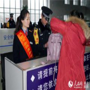 武汉铁路局孝感北站提前进入春运状态