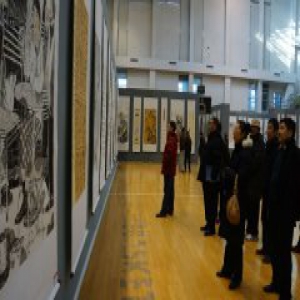 京津120幅迎新春书画作品集中亮相密云(组图)
