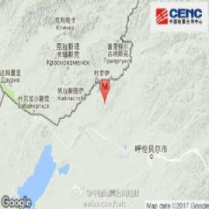 呼伦贝尔市陈巴尔虎旗发生3.6级地震 震源深度20千米