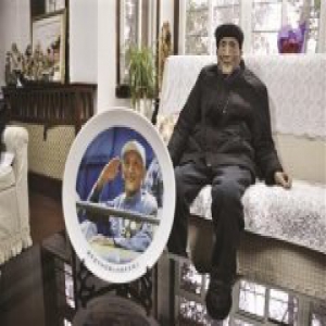 102岁老将军张玉华的年夜饭：八菜一汤(图)