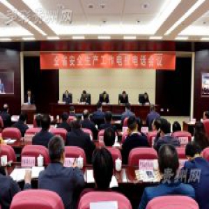 孙志刚出席全省安全生产工作电视电话会议并讲话