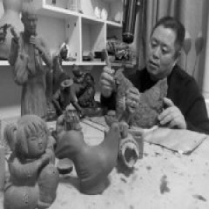 邯郸“泥人张”捏出迎春大母鸡 手艺面临失传(图)