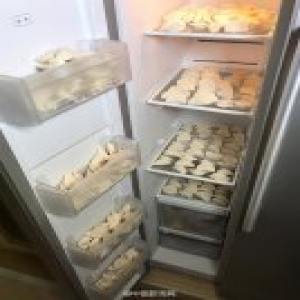 亲生的！网友年后打开冰箱 发现父亲塞了满箱饺子