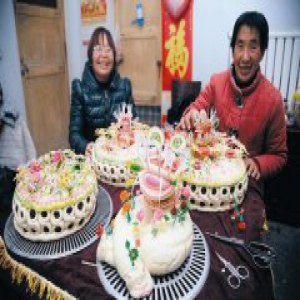 【网络媒体走转改】花馍大王 想把老手艺传下去