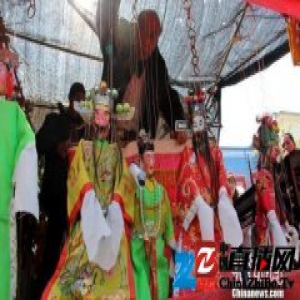 福建寿宁乡村提线木偶戏闹元宵