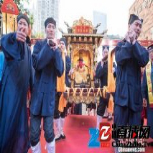 广州城隍庙举行“城隍爷”“分灵”海外活动