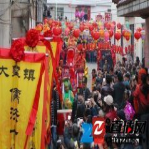 杭州儒洪村不闹元宵“赶十八”:赏舞龙灯 品流水宴