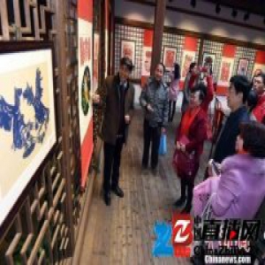中国80位剪纸名家福州联展 “非遗”剪纸艺术焕发生机