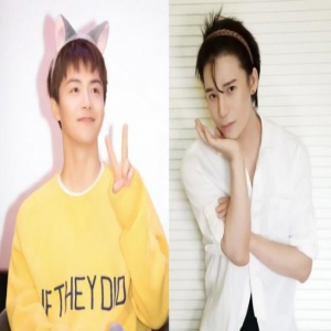 戴发箍萌萌哒男星 马天宇陈奕天谁更萌