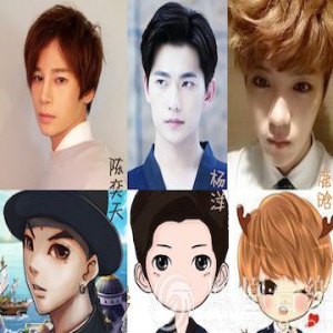 拥有魔法棒的卡通陈奕天绝对要给满分 杨洋鹿晗的卡通好形象