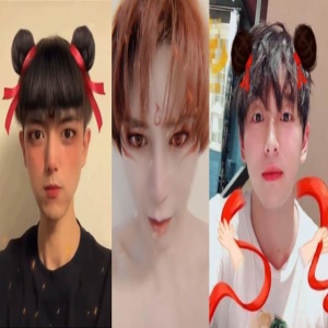 陈奕天为变哪吒染发 李现彭昱畅陈奕天哪吒造型哪个强