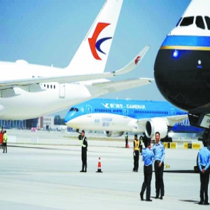 大兴机场首次试飞成功 四大＂王牌机型＂集体亮相