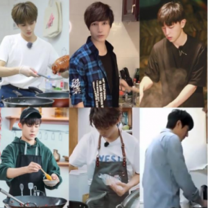 会做饭的男星 林更新陈奕天邓伦易烊千玺朱正廷王俊凯