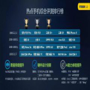 华为P20 Pro夺中国移动终端质量报告榜首