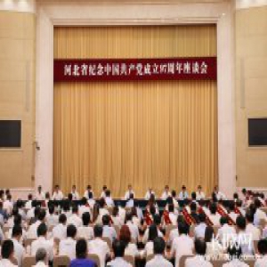 河北举行纪念中国共产党成立97周年座谈会 表彰“千名好支书”