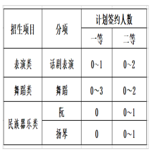 西北工业大学2019年高水平艺术团招生简章
