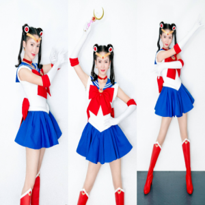 金晨变美少女战士！玩趣装扮点亮万圣节