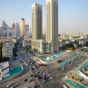 地铁五号线下瓦房站完工 施工道路恢复通行