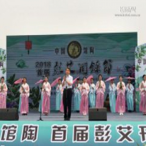 馆陶举办首届彭艾开镰节